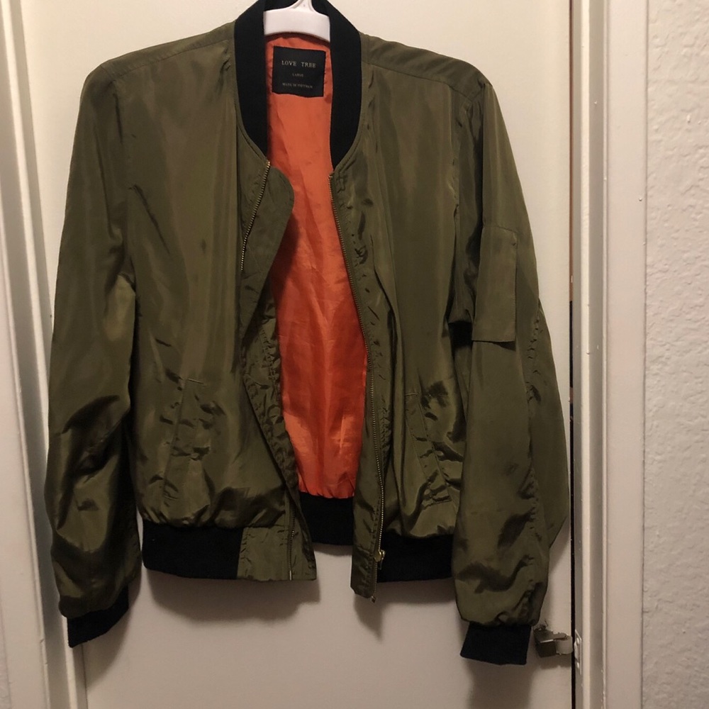Green Bomber Jacket